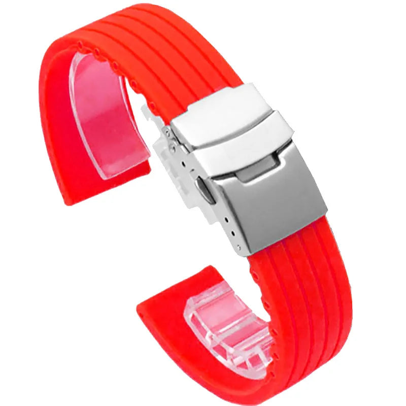 Silicone Rubber Watch Strap For Swatch X Omega MoonWatch