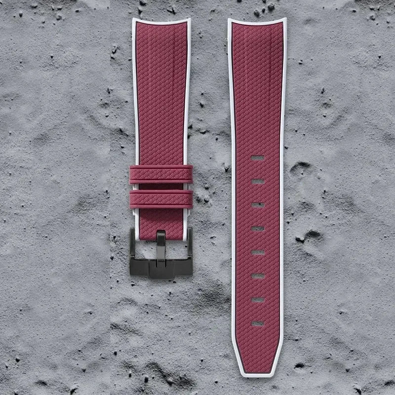 Curved End Strap for Omega X Swatch Joint MoonSwatch