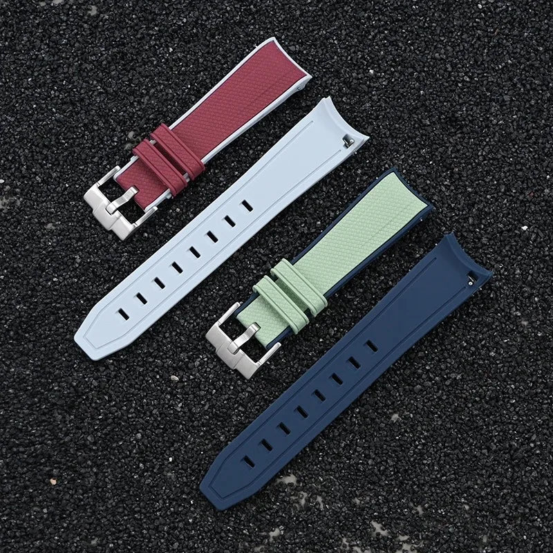 Curved End Strap for Omega X Swatch Joint MoonSwatch
