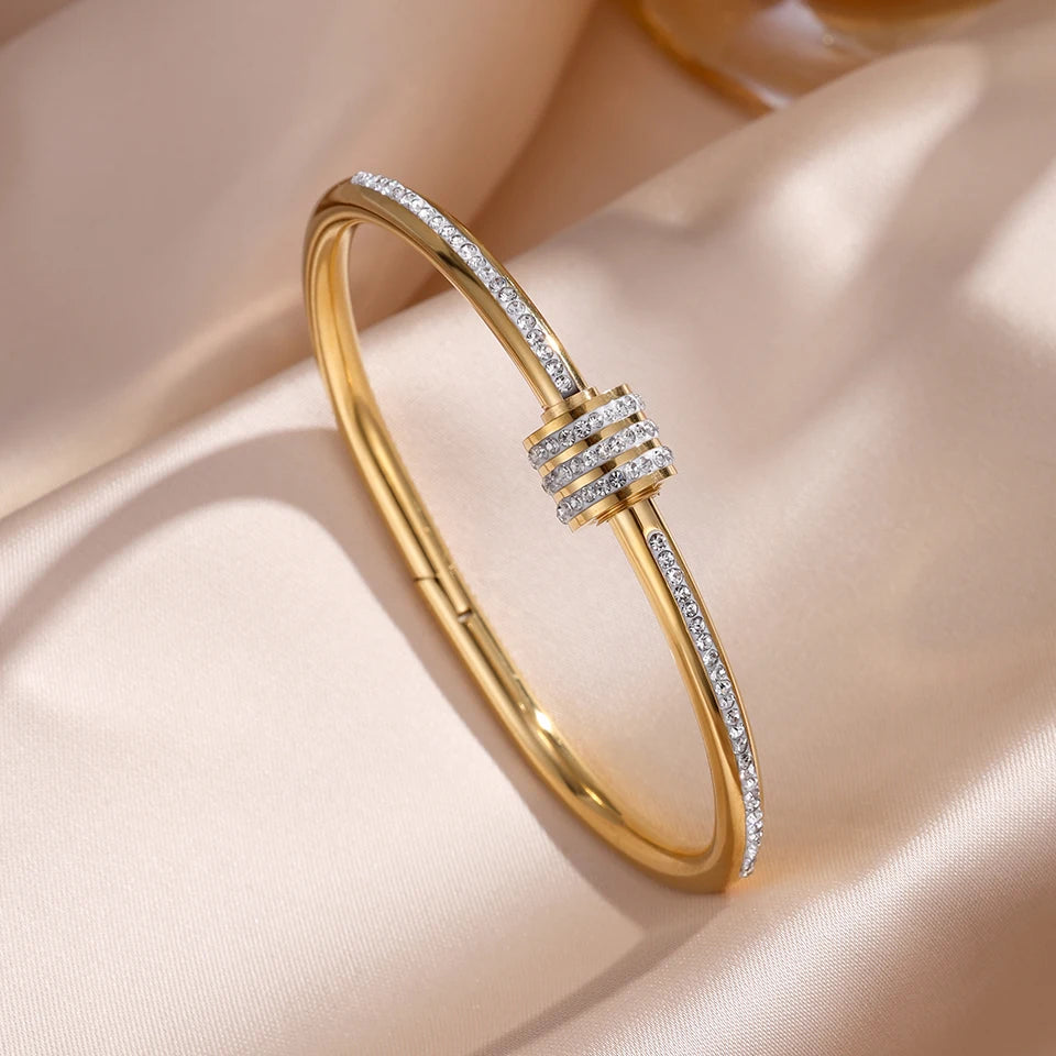 Stainless Steel Bracelet Set for Women