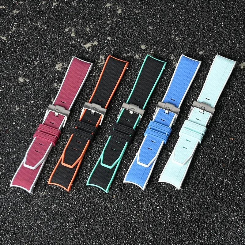 Curved End Strap for Omega X Swatch Joint MoonSwatch