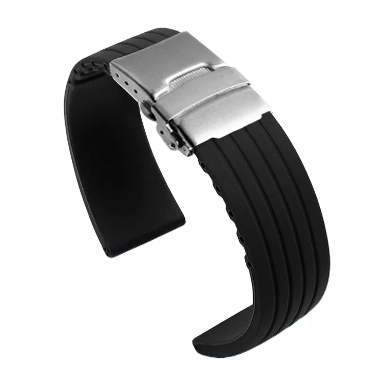 Silicone Rubber Watch Strap For Swatch X Omega MoonWatch